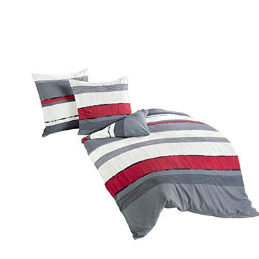 Bierbaum Bettwäsche 6472, Mako-Satin, Designed in Germany, silber 09, 135x200 + 80x80 cm im Sale